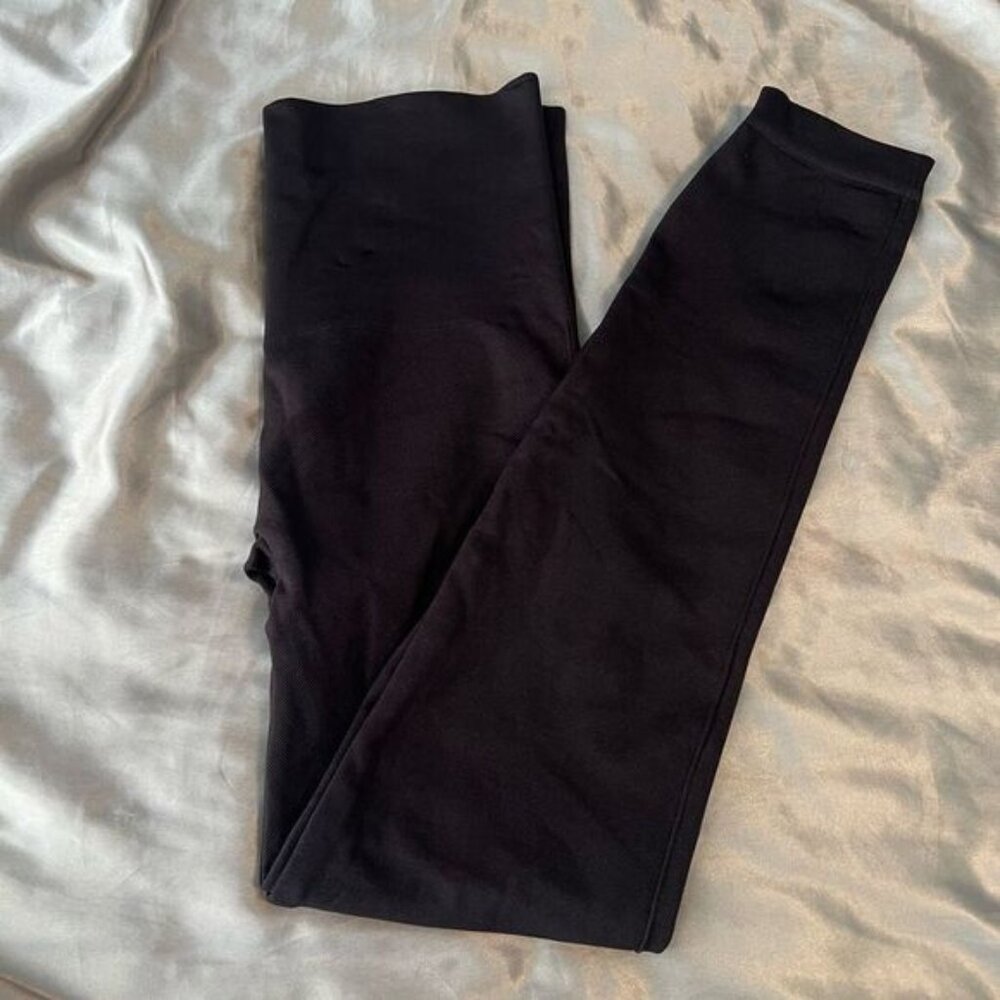 Spanx‎ Womens Large Black Nylon Skinny Leggings